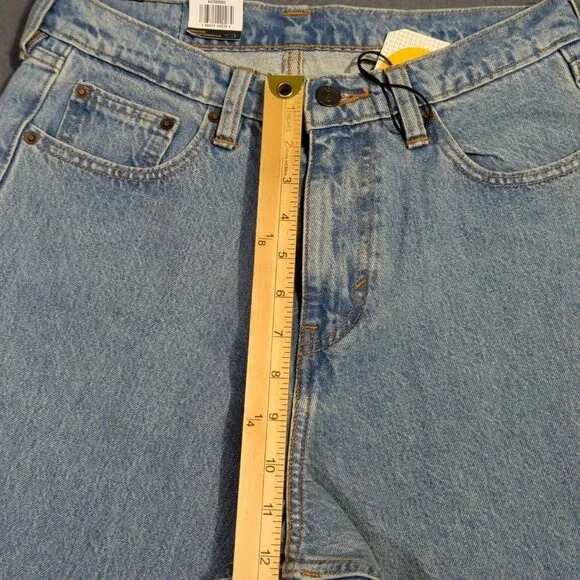 Levi's Jeans Men's 28x34 Blue Super Baggy Denim Cordura Drawstrings Retro NWT Jeans